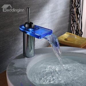 Hot Selling High Quality LED Color Changing with Temperature Bathroom Sink Faucet