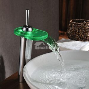 Modern Popular LED Color Changing Bathroom Sink Faucet