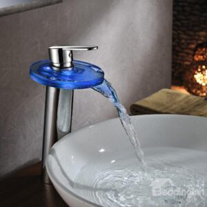 Top Selling Popular LED Color Changing Bathroom Sink Faucet