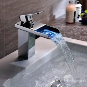 Hot Selling High Quality Gorgeous LED Color Changing Bathroom Sink Faucet