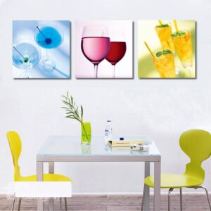 New Arrival Different Wine Glasses Film Wall Art Prints