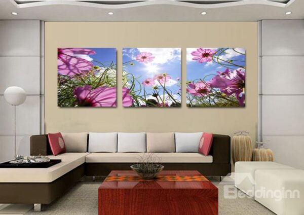 New Arrival Delicate Flowers Under Sunshine Film Wall Art Prints