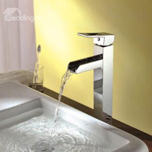 Hot Selling Gorgeous One Handle Waterfall Bathroom Sink Faucet