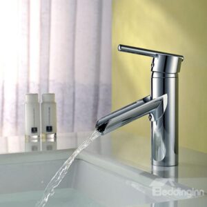 Simple Style High Quality Waterfall Bathroom Sink Faucet