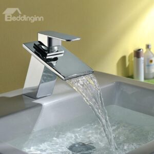 New Arrival Simple Style Fantastic Waterfall Bathroom Sink Faucet