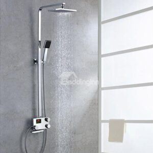 Amazing Simple Style Thermostatic Digital Display Shower Head Faucet