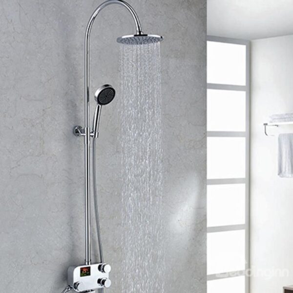 New Arrival Simple Style Wonderful Thermostatic Digital Display Shower Head Faucet