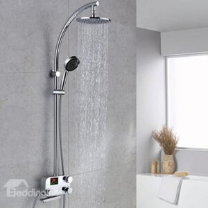 New Arrival Graceful Thermostatic Digital Display Shower Head Faucet