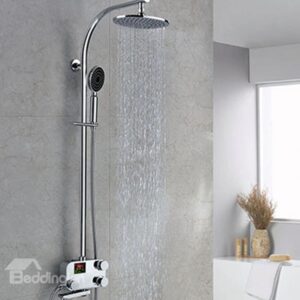 Fancy High Quality Thermostatic Digital Display Shower Head Faucet