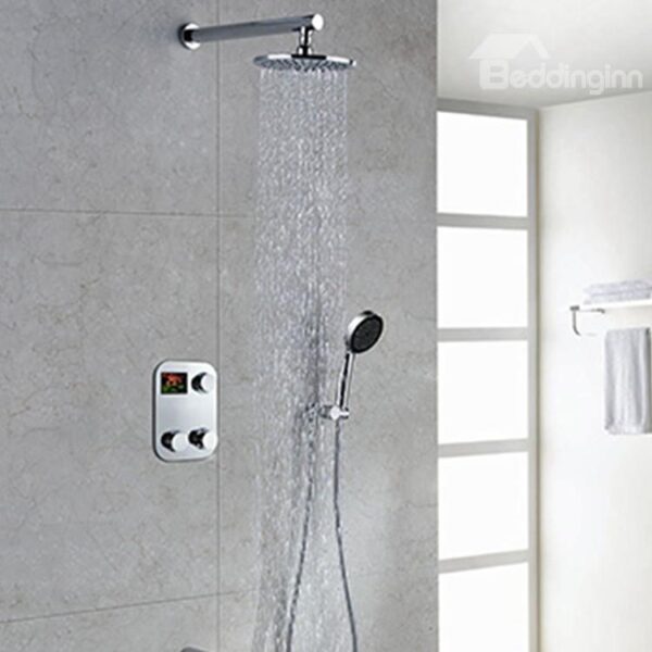 New Style High Quality Thermostatic Digital Display Shower Head Faucet
