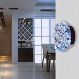 New Arrival Fantastic Floral Shade Crystal Wall Light