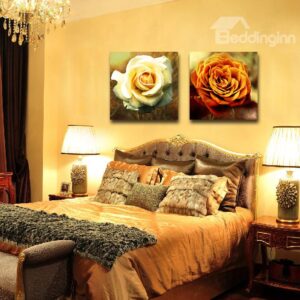 New Arrival Delicate Blooming Roses Film Wall Art Prints