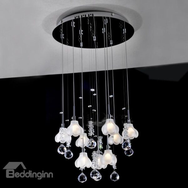 Beautiful K9 Crystal Mini Chandelier with 9 Lights
