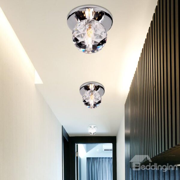 New Arrival K9 Crystal Ball Mini Flush Mount-Half Dozen A Set