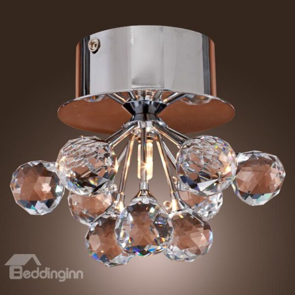 New Arrival K9 Floral Shape Crystal Flush Mount