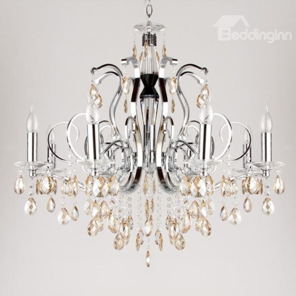 New Arrival Fantastic Luxuriant Crystal Chandelier with 8 Lights