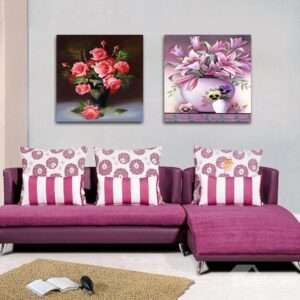 New Arrival Roses And Lilies In The Bottle Film Wall Art Prints