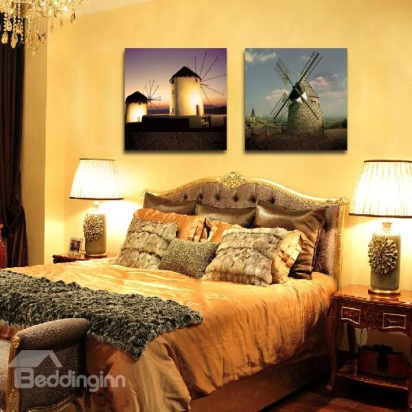 New Arrival Windmill Under Sushine Film Wall Art Prints