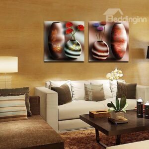 New Arrival Delicate Flowers In Characteristic Bottle Film Wall Art Prints