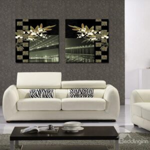 New Arrival Bridge Over The Lake And Flowers Film Art Wall Prints