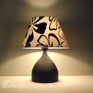 New Arrival Amazing Floral Fabric Shade 1 Light Lamp