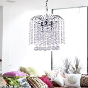 New Arrival Amazing White Metal Crystal Pendant Light