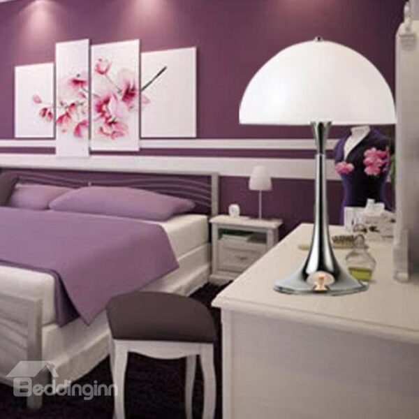 New Arrival Stunning White Glass Shade 1 Light Lamp