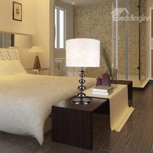 New Arrival Stunning Patterned Metal Fabric Shade 1 Light Lamp