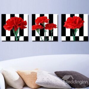 New Arrival Fragrant Red Carnation Canvas Wall Prints