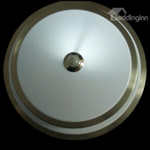 Amazing Chrome Metal Acrylic Shade Flush Mount