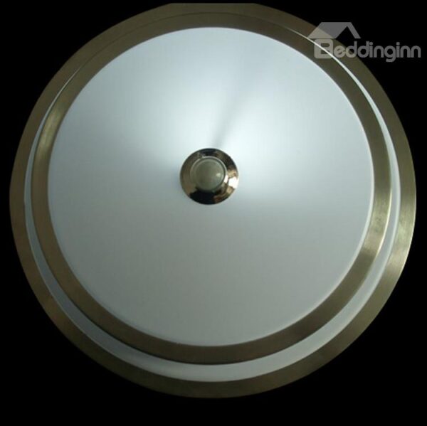 Amazing Chrome Metal Acrylic Shade Flush Mount