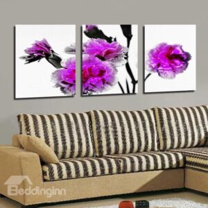 New Arrival Delicate Purple Flowers Canvas Wall Prints
