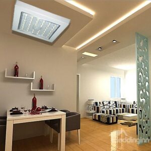 New Arrival Chrome Metal Acrylic Shade Sensor Flush Mount