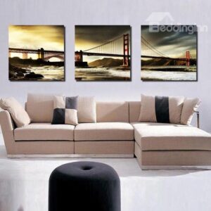 New Arrival Golden Gate Bridge Over The Lake Canvas Wall Prints