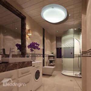 New Arrival Amazing Chrome Metal Acrylic Shade Sensor Flush Mount