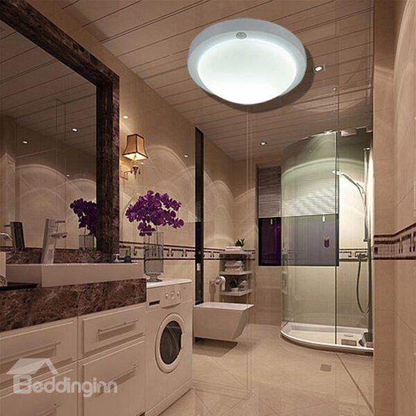 New Arrival Amazing Chrome Metal Acrylic Shade Sensor Flush Mount