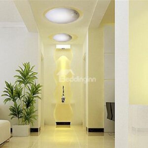 Amazing Chrome Chrome Metal Acrylic Shade Sensor Flush Mount