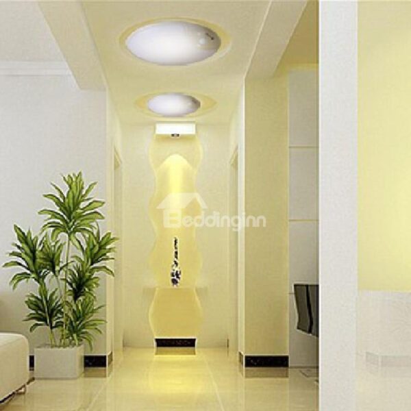 Amazing Chrome Chrome Metal Acrylic Shade Sensor Flush Mount