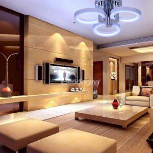 New Arrival Amazing Metal Acrylic Shade 3 Lights Flush Mount