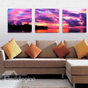 New Arrival Colorful Cloud And The Lake Canvas Wall Prints