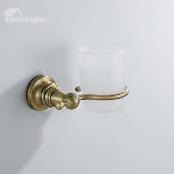 Antique Bronze Single Wall Mount Cup Rack
