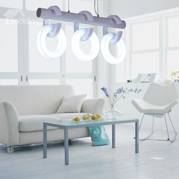 New Arrival Amazing Metal Acrylic Shade 3 Lights Pendant