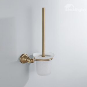Antique Bronze Wall Mount Toilet Brush Rack