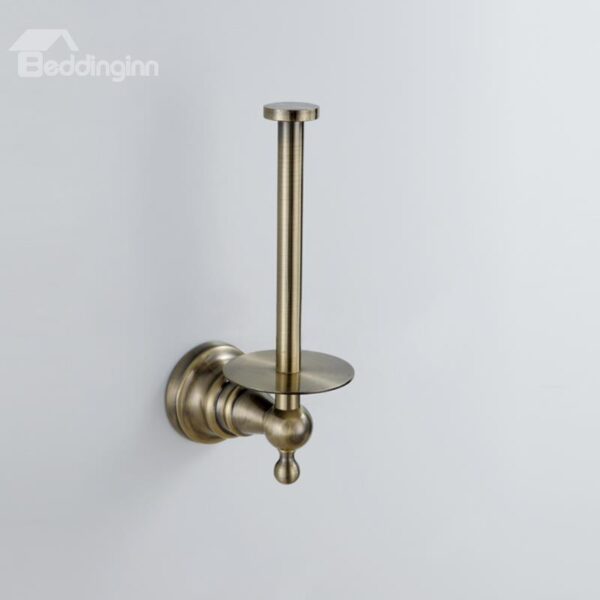 Antique Brass Wall Mount Toilet Tissue Holder