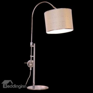 Charming Metal Fabric Shade 1 Light Lamp