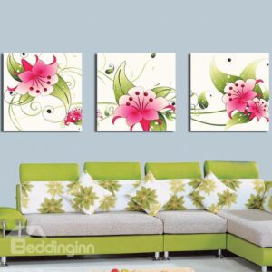 New Arrival Blooming and Cute Pink Flowers Canvas Wall Prints