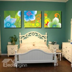 New Arrival Colorful Flowers Blossom Canvas Wall Prints