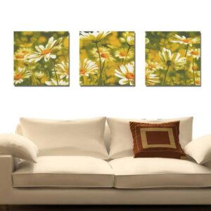 New Arrival Delicate Sunflowers Toward Sunshine Canvas Wall Prints
