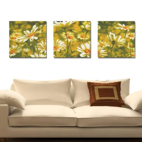 New Arrival Delicate Sunflowers Toward Sunshine Canvas Wall Prints