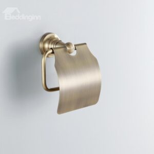 Classic Round Style Antique Brass Toilet Roll Holders